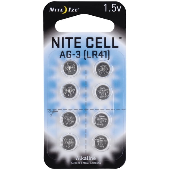 Nite Ize 8-Pack Nite Cell AG-3 Alkaline Battery