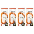 thumbnail image 1 of Nite Ize Aluminum SlideLock Carabiner - Daily Use & Lightweight Carabiner - Compact Aluminum Carabiner with Lock - Versatile Rectangular Carabiner - Size 4, Orange (4 Pack), 1 of 8