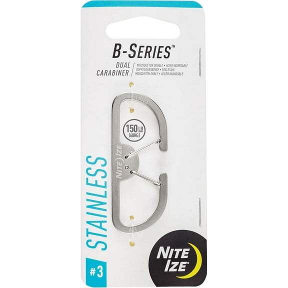 Nite Ize B-Series Dual Carabiner #3 Dual Inner Gates Ultimate Gear Access