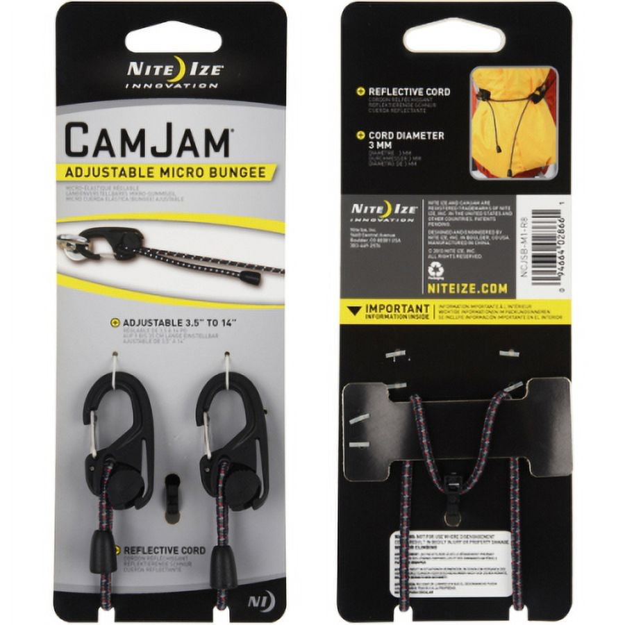 Nite Ize Bungee Cords Micro Bungee with Camlocks