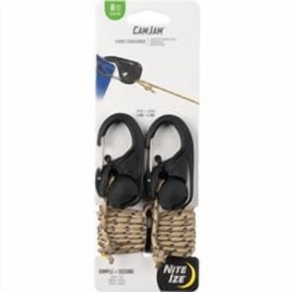 Nite Ize CamJam Rope Tightener with Rope - Pack of 6 Bulk Restock Pack