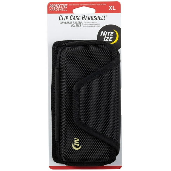 Nite Ize Clip Case Hardshell Universal Rugged Holster, XL - Horizontal