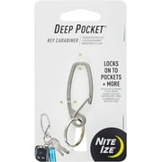 Nite Ize Deep Pocket Key Carabiner Locks onto Pockets and More