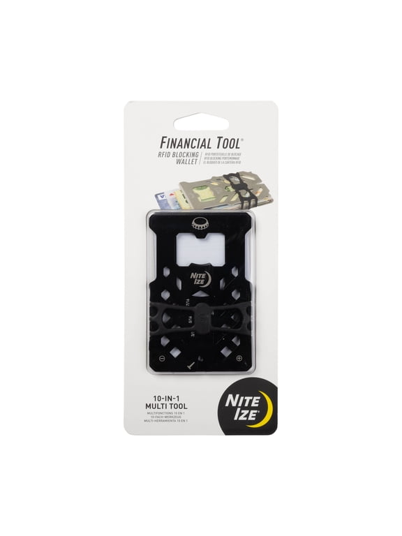 Financial Tool RFID Blocking 10-In-1 Multi Tool Wallet 1 ea