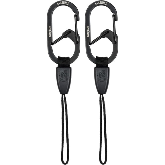 Nite Ize G-Series Mini Lanyard and Stainless Steel Carabiner 2-Pack