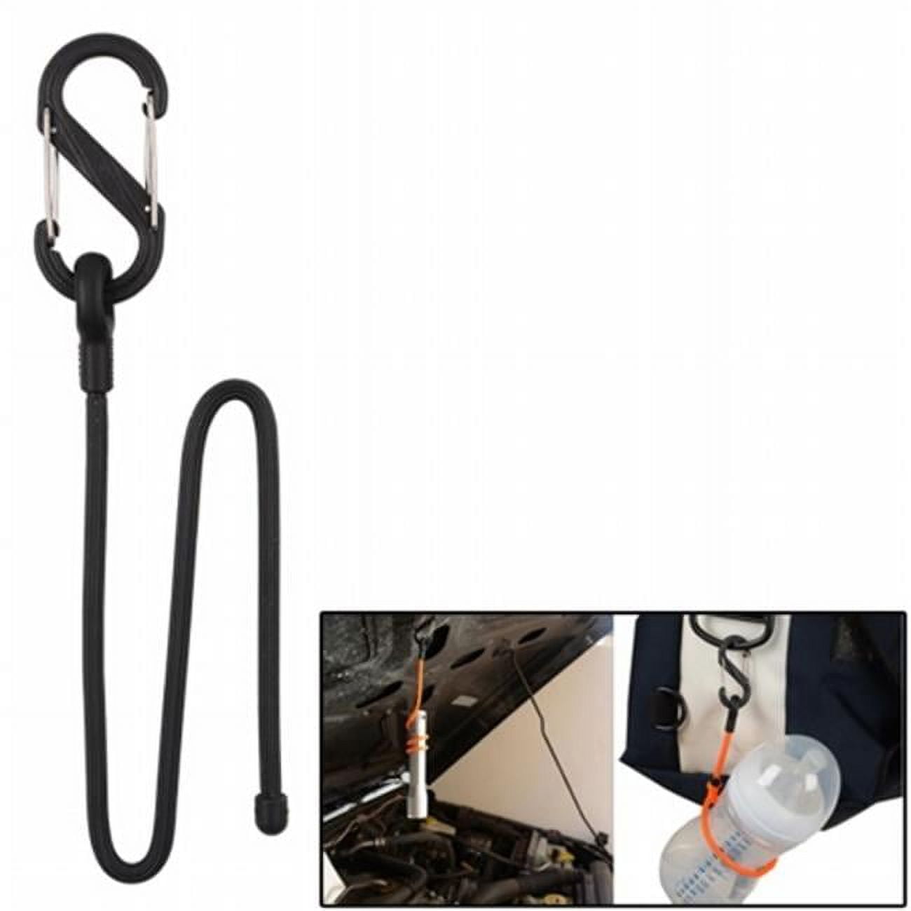Nite Ize GLC12-01-R3 Gear Tie 12 in. Clippable Twist Tie, Black
