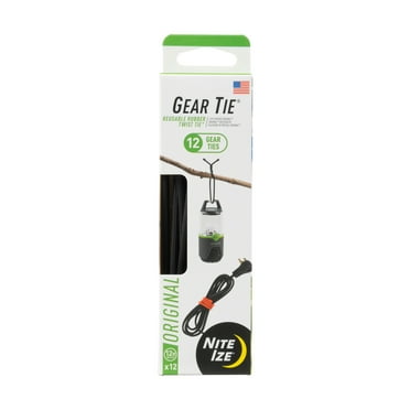 Nite Ize Gear Tie® ProPack 12 in. - 12 Pack - Black