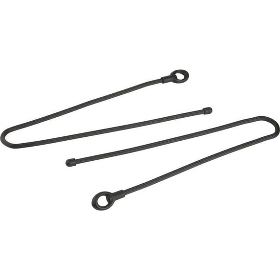 Nite Ize Gll24-01-2r6 Gear Loopable Rubber Twist Tie, 24" -2 Pack, Black, 2 Count