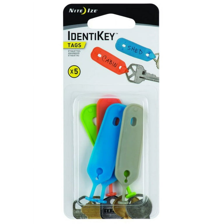 Nite Ize IdentiKey 2.4 in. D Plastic Assorted Identifiers Key Holder Nite Ize IdentiKey 2.4 in. D Plastic Assorted Identifiers Key Holder
