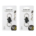 thumbnail image 1 of Nite Ize KeyRing 360 Magnetic Quick Connector - Lightweight Key Holder for Key Organization - Magnetic Connector with Split Rings - Secure Key Attachment & Quick Key Separation - 2 Pack, 1 of 9