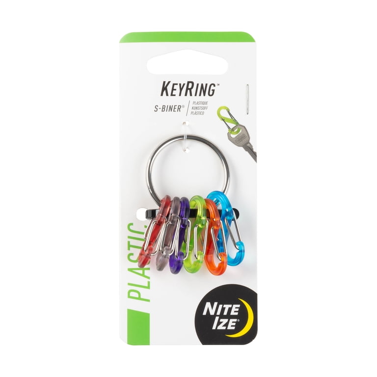 Nite Ize KeyRing S-Biner® Carabiner - Assorted Color - Walmart.com