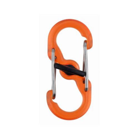 Nite Ize LSBPM-19T-2R3 S-Biner MicroLock Polycarbonate - 2 Pack - Orange - Quantity 1
