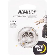 Nite Ize Medallion Tree of Life Key Carabiner Stainless Steel Key Ring