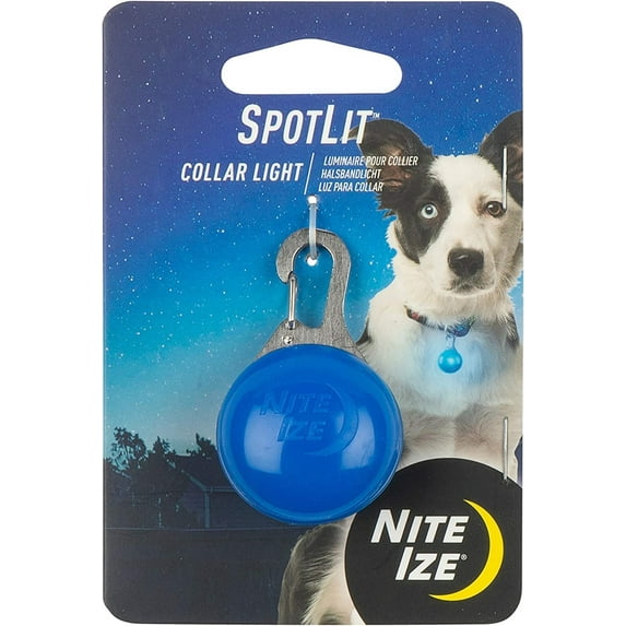 Nite Ize SpotLit Collar Light - Blue Plastic