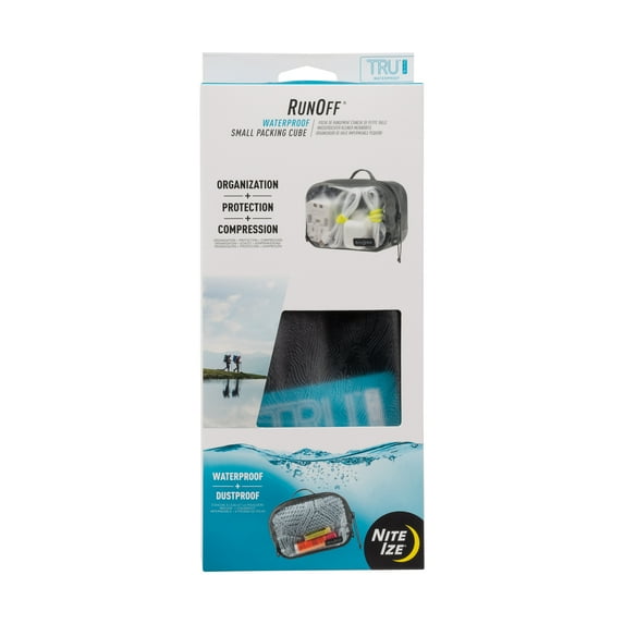 Nite Ize NIT-ROCS-09-R3 2020N RunOff Waterproof Small Packing Cube, Charcoal