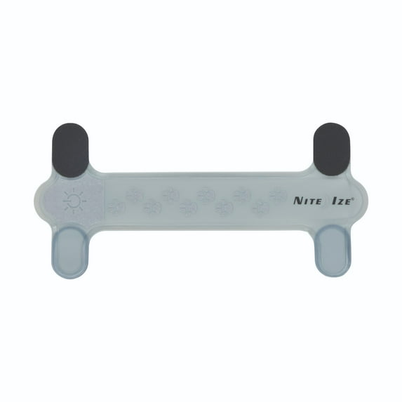 Nite Ize Nite Dawg Led Collar Cover, Universal Fit, Light Up Dog Collar Cover, Grey With Red Led