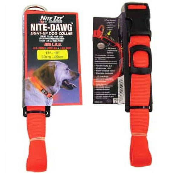 Nite Ize Nite Ize Nite Dawg LED Pet Collar - Medium - Orange