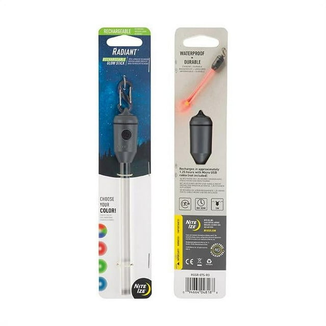 Nite Ize Radiant Rechargeable LED Glow Stick, Disc-O