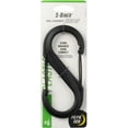 thumbnail image 1 of Nite Ize S-Biner 2.8 in. D Plastic Black Dual Carabiner Key Chain, 1 of 4
