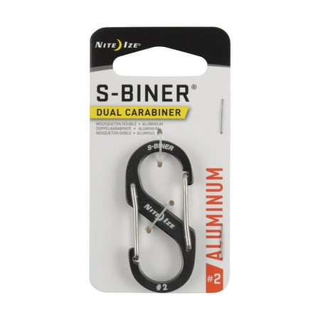 Nite Ize - S-Biner Dual Aluminum Carabiner - Charcoal