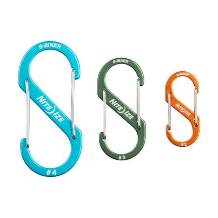 Nite Ize - S-Biner Dual Aluminum Carabiner (3-Pack)