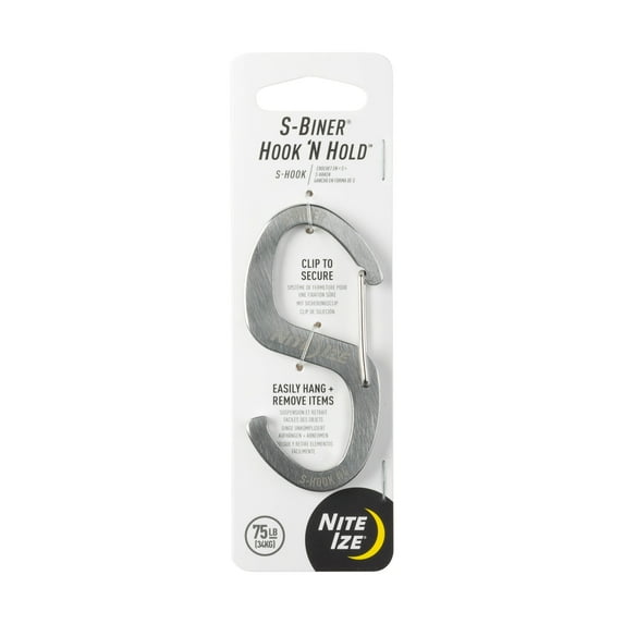 Nite Ize S-Biner® Hook 'N Hold™ S-Hook - Large Single Pack