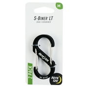 Nite Ize S-Biner Dual Carabiner Clip Black - Pack of 2