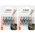 thumbnail image 1 of Nite Ize S-Biner MicroLock Aluminum - Assorted - 10 Count (2 Pack), 1 of 8