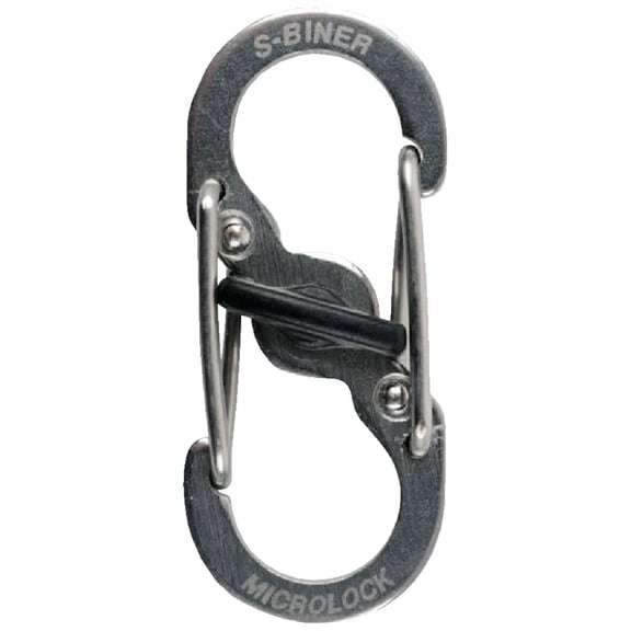 Nite Ize S-Biner MicroLock S-Clip Key Ring - Pack of 4