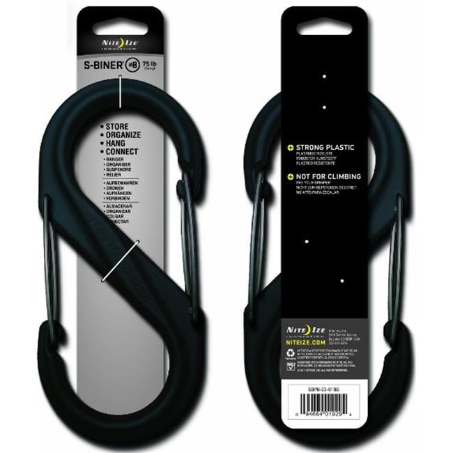 Nite Ize Plastic S-Biner, Size #10 - Black