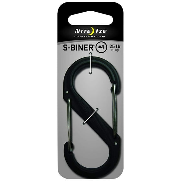 Nite Ize S-Biner Plastic - Size 4 - Black