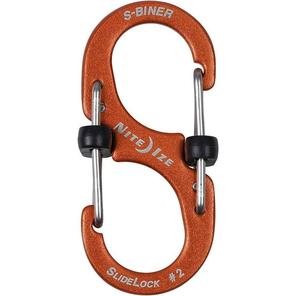 Nite Ize S-Biner SlideLock Aluminum #2 - Orange