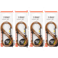 thumbnail image 1 of Nite Ize S-Biner SlideLock Aluminum - Durable Dual Carabiner - Locking Aluminum S-Biner - Secure Keys & Gear with Lockable Carabiner - Size 4, Coyote (4 Pack), 1 of 9