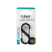 Nite Ize S-Biner Stainless Steel Dual Carabiner #2, Black
