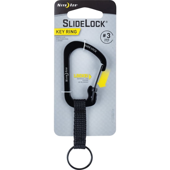 Nite Ize SlideLock C-Clip Key Ring - Pack of 8