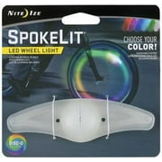 Nite Ize SpokeLit LED Wheel Light with Disc-O Select Color Changing, Multi-Color