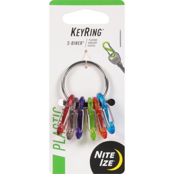 Nite Ize Stainless Steel Keyring w/ Mini S-Biners