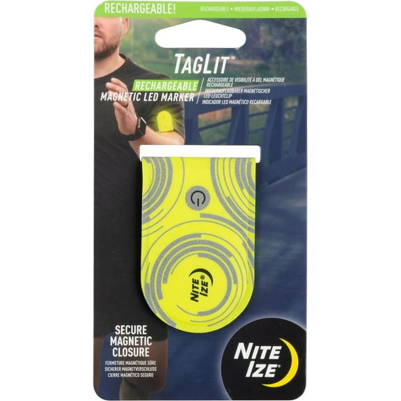 Nite Ize TagLit Rechargeable Magnetic LED Marker - Neon Yellow