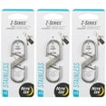 thumbnail image 1 of Nite Ize Z-Series Dual Carabiner - Heavy-Duty Carabiner Clips for Keys & Keychain Accessories - Key & Gear Organizer Dual Carabiner Clips - Size 3 (4 Pack), 1 of 5