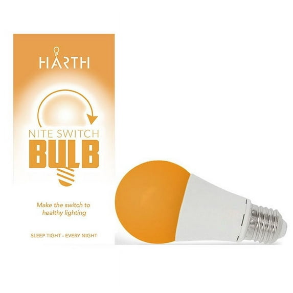 Nite Switch Bulb Blue Enriched Light and Blue Depleted Light LED Nighttime Amber No Blue LightWhite Daytime Light Supports Natural Sleep Patterns with Optimized Circadian Lighting