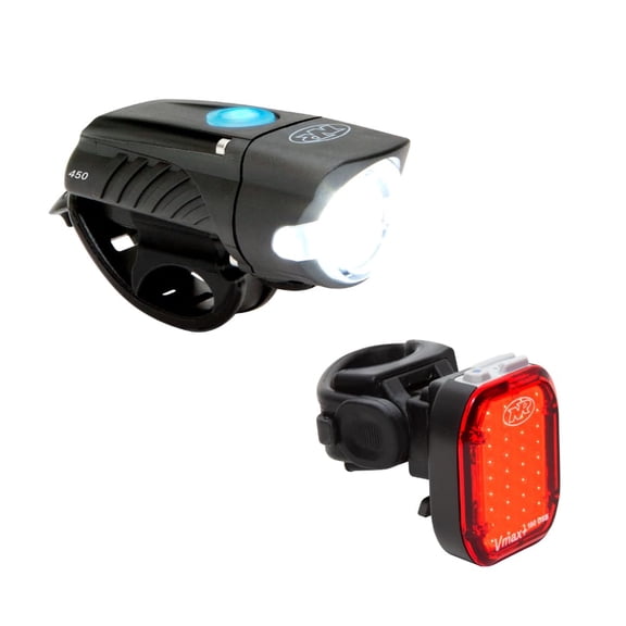 NiteRider Swift 450 + Vmax+ 180 LED Headlight/Taillight Set USB-C Rechargeable