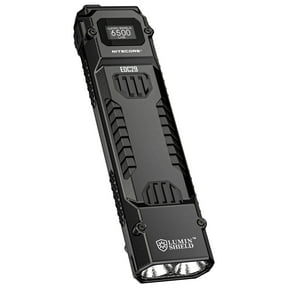 Nitecore Lithium Ion 6500 Lumens Flat LED Flashlight, Black