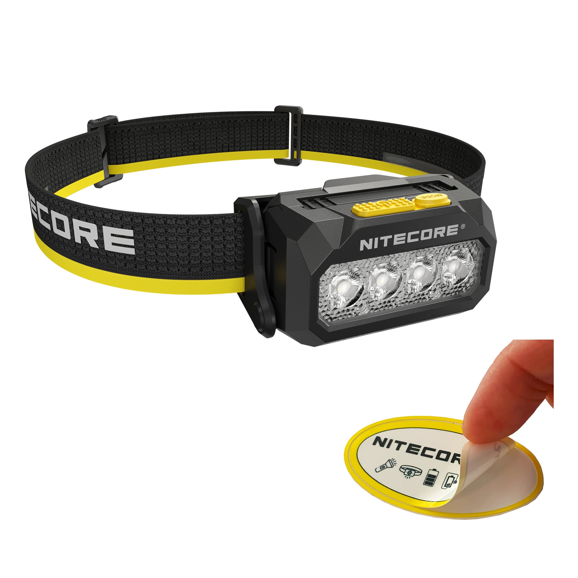 Nitecore HA27 UHE High-CRI Headlamp with 3 Color Temperatures + Nitecore Sticker