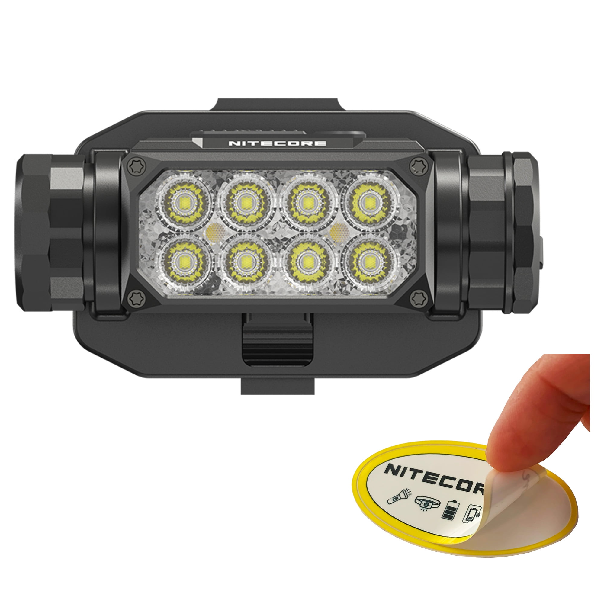 Nitecore HC65M UHE NVG Mountable USB-C Rechargeable Headlamp + Nitecore Sticker