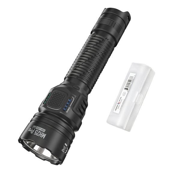 Nitecore MH25 Pro 3300 Lumen Long Throw Rechargeable Flashlight + LumenTac Organizer