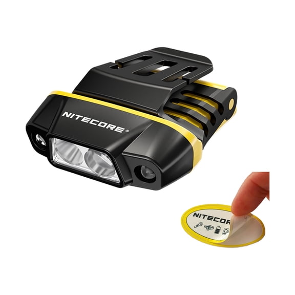 Nitecore NU11 Motion Sensor Clip-On Cap Light + Nitecore Sticker