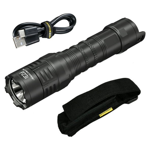 Nitecore P23i SFT-70 LED Rechargeable Flashlight, NL2150HPi Battery, 3000 Lumens, Black