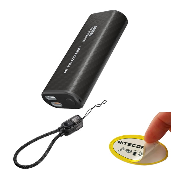 Nitecore SUMMIT Air 8,000mAh Extreme Cold-Resistant Ultralight Power Bank + Nitecore Sticker