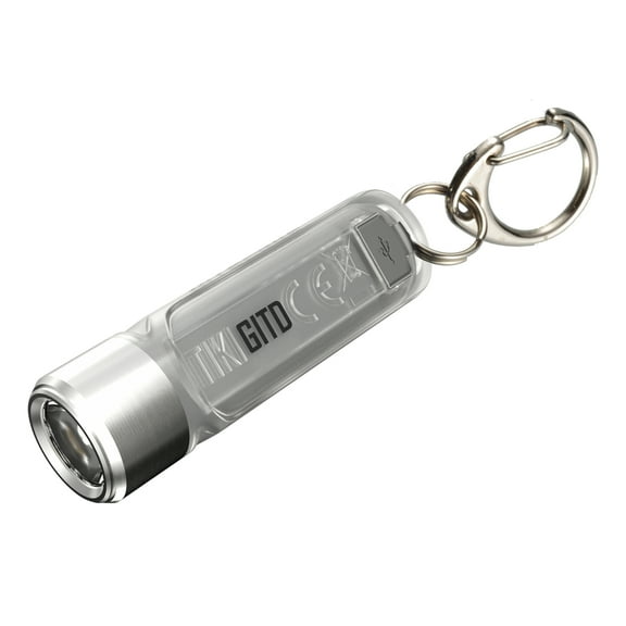 Nitecore TIKI GITD OSRAM P8 LED Rechargeable Keychain Flashlight, 300 Lumens, Green, 6952506406258