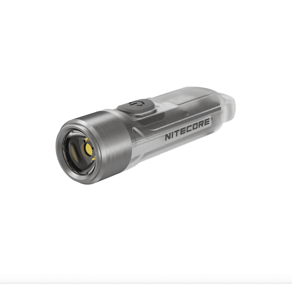 Nitecore TIKI OSRAM P8 LED Rechargeable Keychain Flashlight, 300 Lumens, Transpa